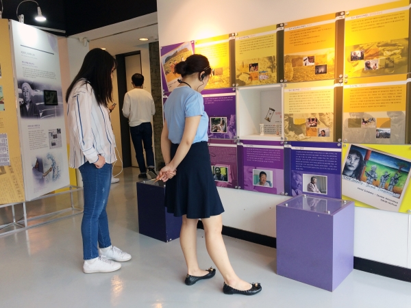 서울 마포구 전쟁과여성인권박물관은 지난 4일부터 개관 6주년 특별전시 ‘최초의 증언자들’을 열고 있다. ⓒ이세아 기자
