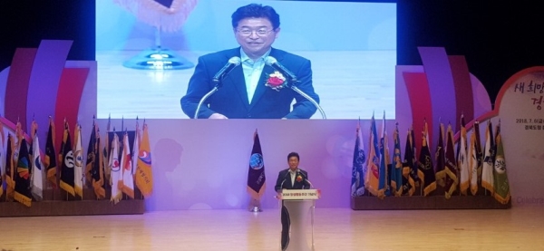 민선 7기를 시작하며 공식행사로는 처음 경북양성평등주간기념행사에 참석한 이철우도지사 ⓒ권은주기자
