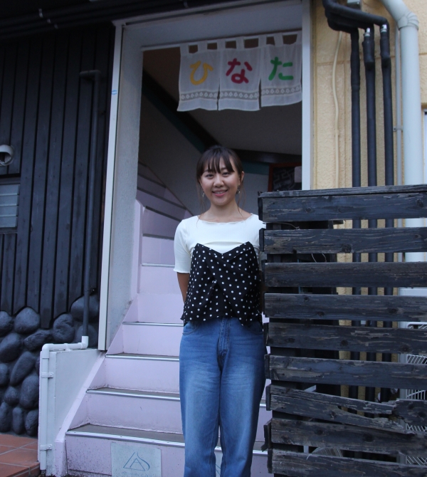 카스카베 어린이 식당 ‘히나타’ 운영자 이가리 씨. ‘히나타’는 ‘따뜻하게 햇볕이 드는 양지’라는 뜻이다. ⓒ진주원 여성신문 기자