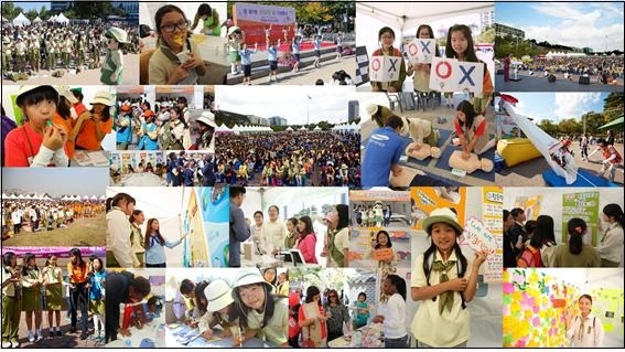 한국걸스카우트연맹은 매년 10월 11일 소녀의 날을 기념해 다채로운 행사를 펼치고 있다. ⓒ한국걸스카우트연맹