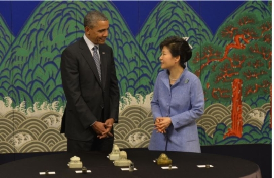 On April 25, President Obama returned ancient royal seals to Korea.